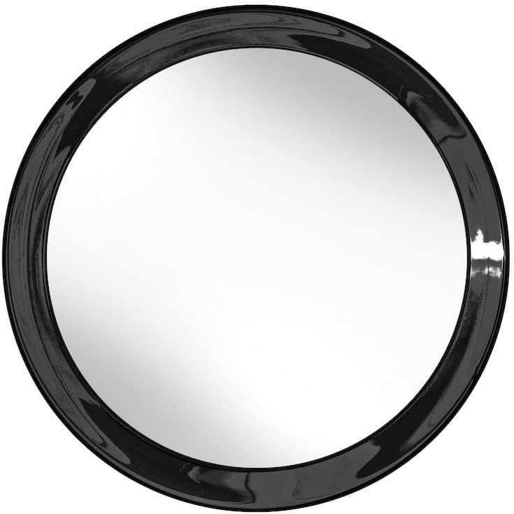 Kleine Wolke Flexy spejl, sort