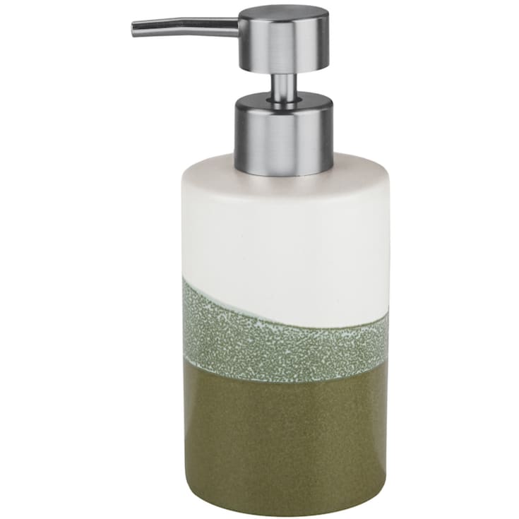 Kleine Wolke Moss sæbedispenser, grøn/hvid