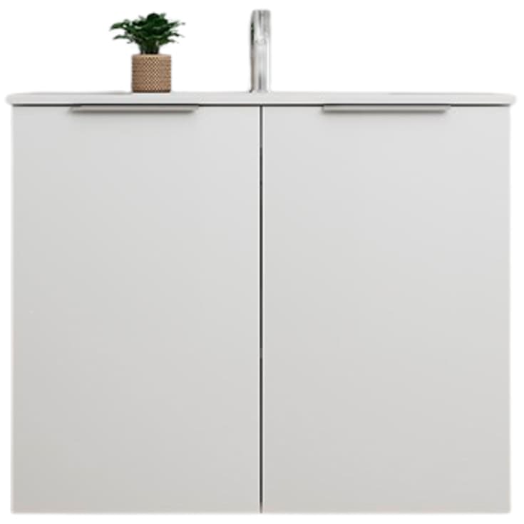 Sanibell Online möbelpaket, omonterad, 81x36 cm, vit högglans