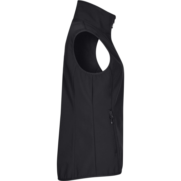 Clique Classic softshellvest dame, sort, str. 3XL