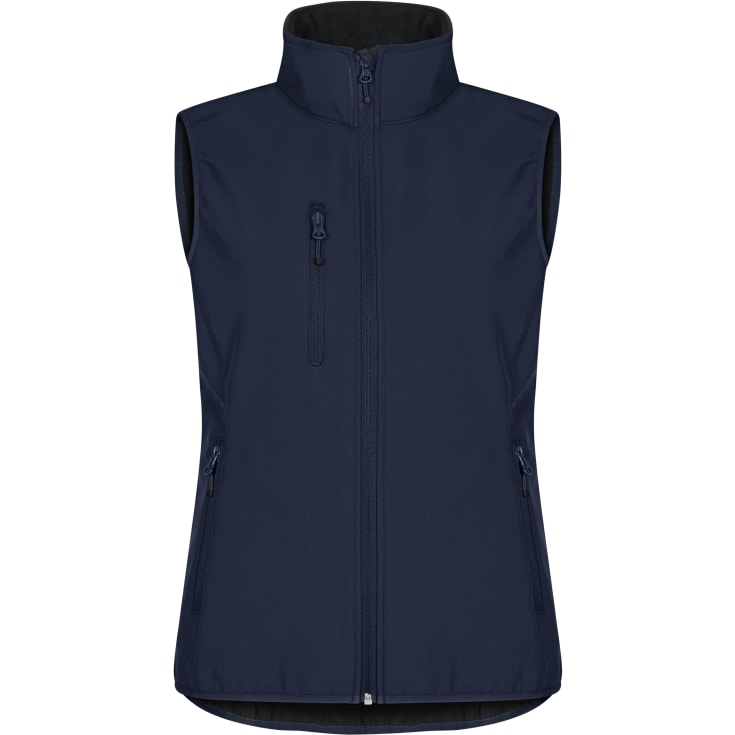 Clique Classic softshellvest dame, mørk marineblå, str. XS