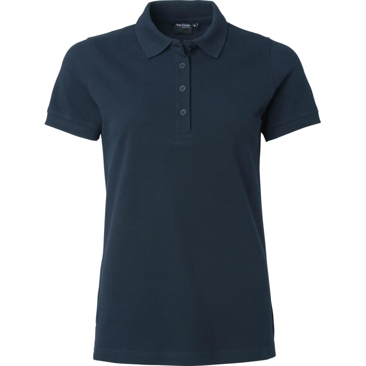 Top Swede dame polo T-shirt 187, Navy, L