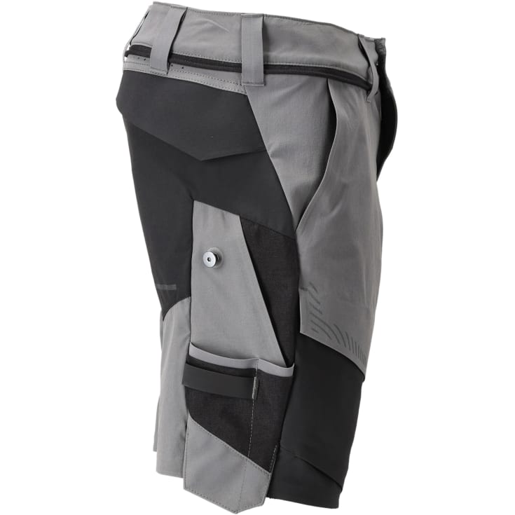 Mascot Customized arbetsshorts med stretch, grå/svart, stl 29C56