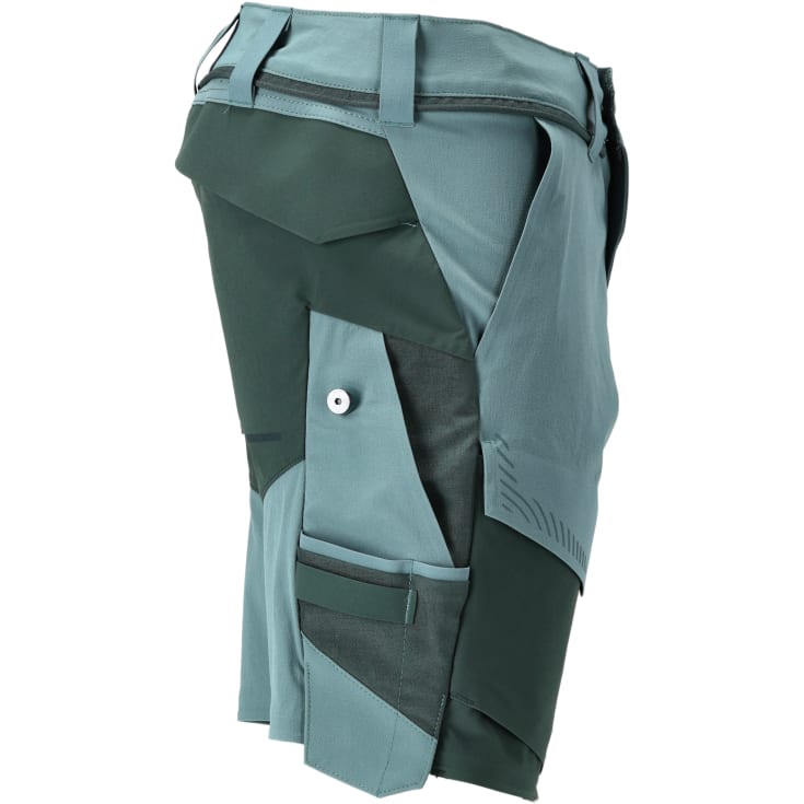 Mascot Customized arbejdsshorts med stretch, lysegrøn/grøn, str. 24C50