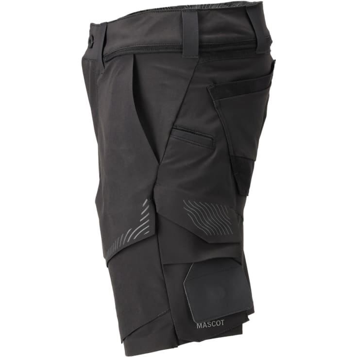 Mascot Customized arbeidsshorts med stretch, sort, str. 29C46