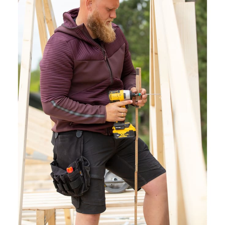 Mascot Customized arbeidsshorts med stretch, sort, str. 29C46