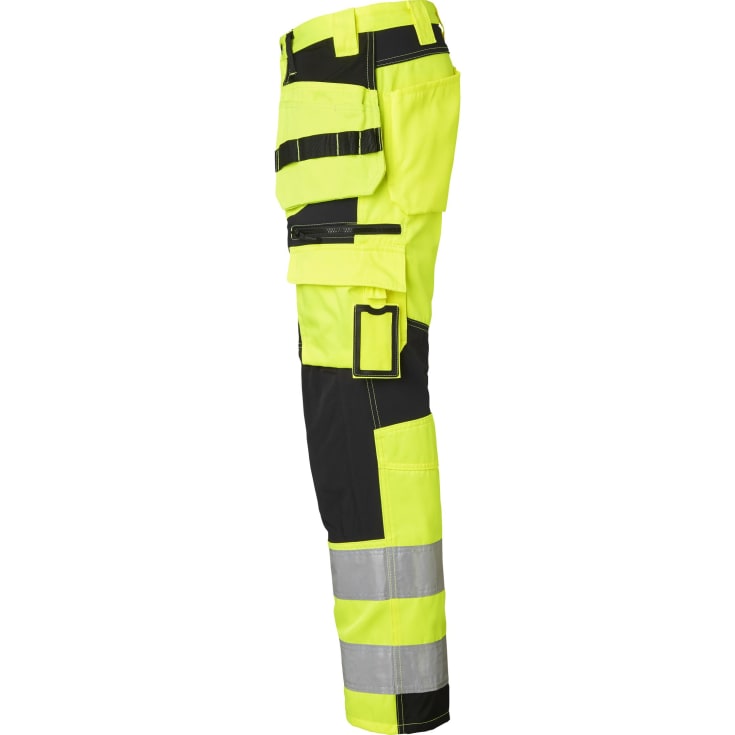 Top Swede håndværkerbukser 236, Hi-vis Gul/Sort, C50