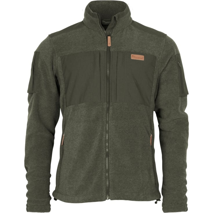 Pinewood Lappland Rough fleecejakke, Olive Melange/Dark Olive, L