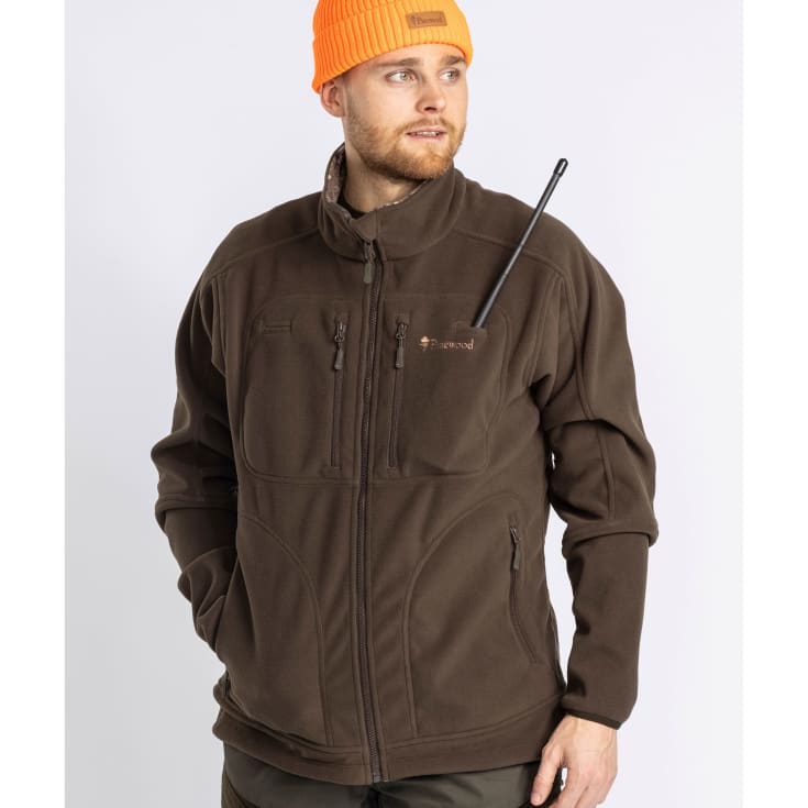Pinewood Furudal Reversible Camou fleecejakke, Hunting Brown/Strata, L