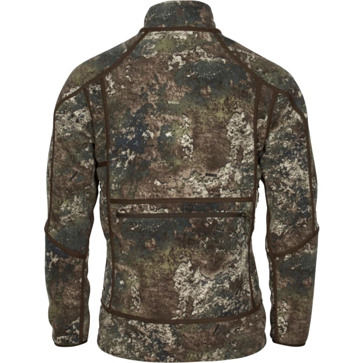 Pinewood Furudal Reversible Camou fleecejakke, Hunting Brown/Strata, L