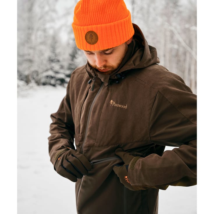 Pinewood Furudal Caribou Hunt Extreme jakke, Suede Brown/dark olive, 2XL