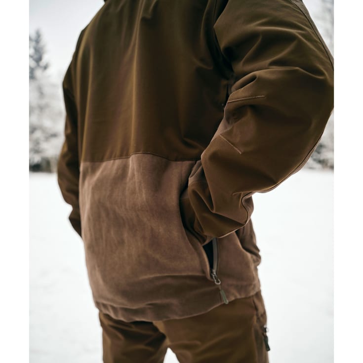 Pinewood Furudal Caribou Hunt Extreme jakke, Suede Brown/dark olive, 2XL