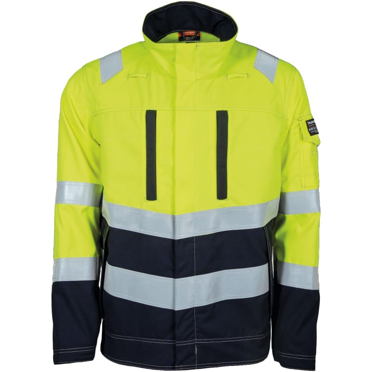 Tranemo Tera TX jakke, Hi-Vis gul/marine, M