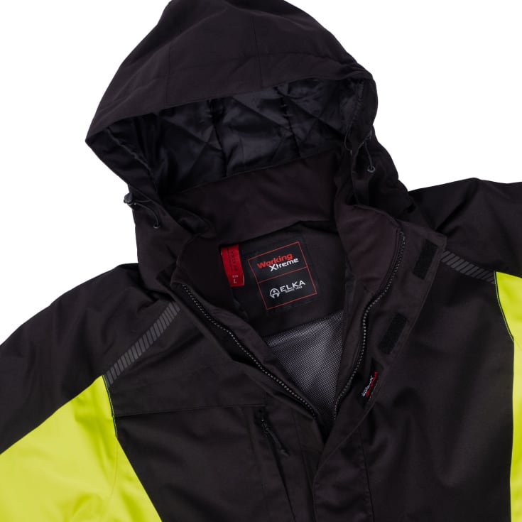 Elka Working Xtreme termodress, sort/gul, str. 2XL
