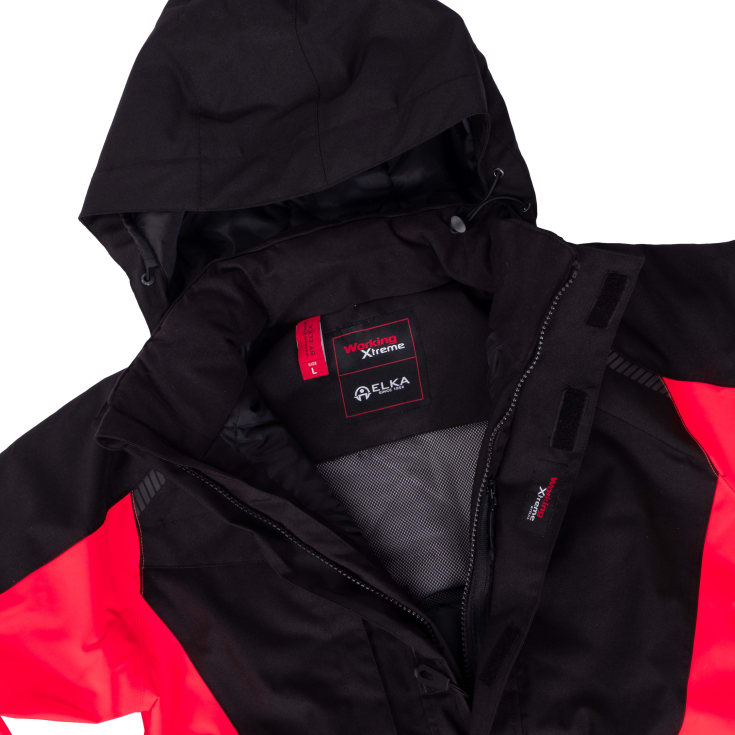 Elka Working Xtreme termodräkt dam, svart/röd, st M