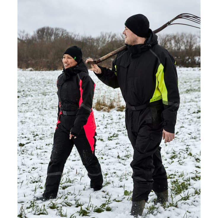 Elka Working Xtreme termodräkt dam, svart/röd, st M