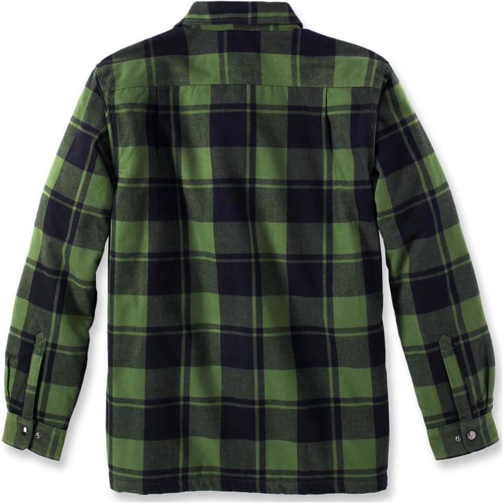 Carhartt Heavyweight flanellskjorta fodrad, grön, st M