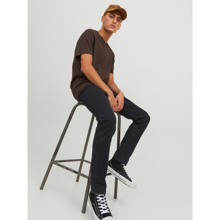 Jack & Jones JJIGLENN SQ 356 Jeans, Black Denim, 34/30