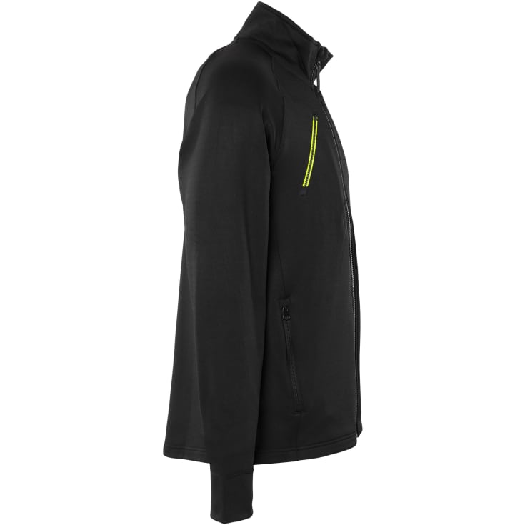 Fristads Polartec® fleecejakke 4870 GPY full stretch, Sort, L