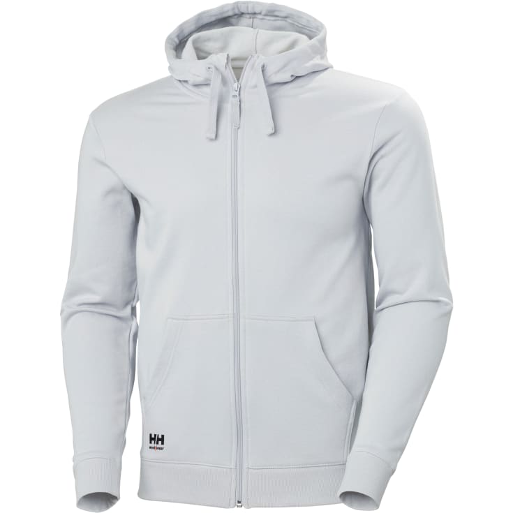 Helly Hansen Classic hættetrøje med lynlås, Grey fog, L