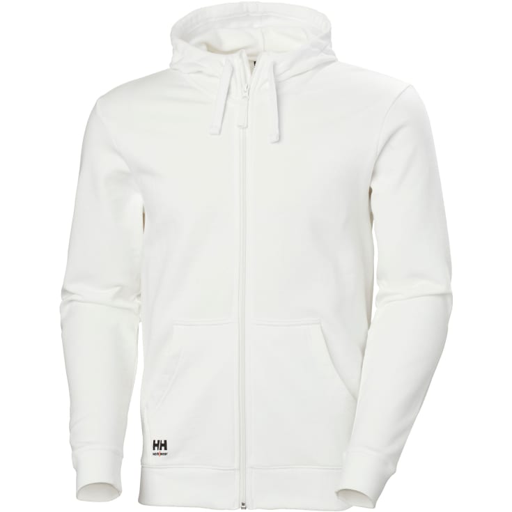 Helly Hansen Classic hættetrøje med lynlås, White , L