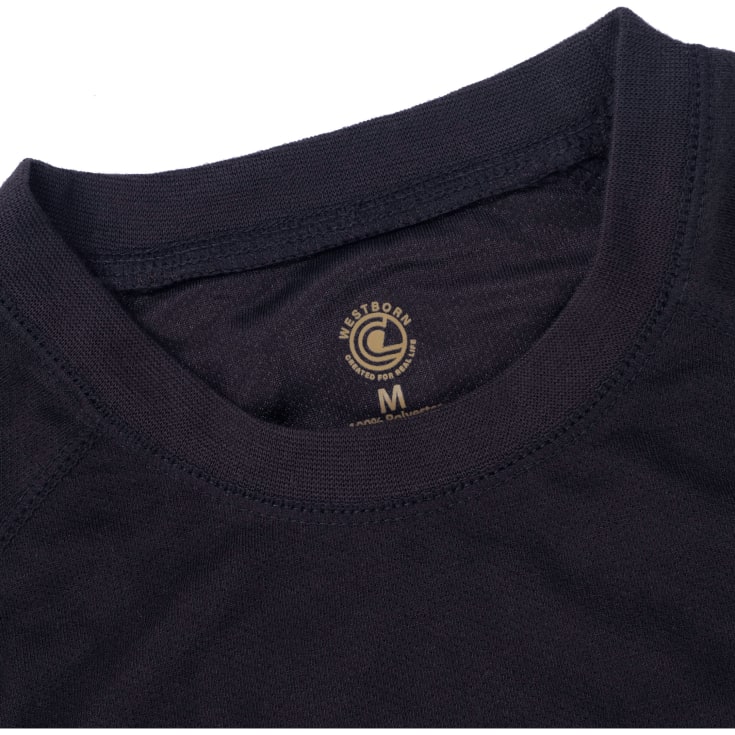 Westborn baselayer sæt, Black/Black, 2XL