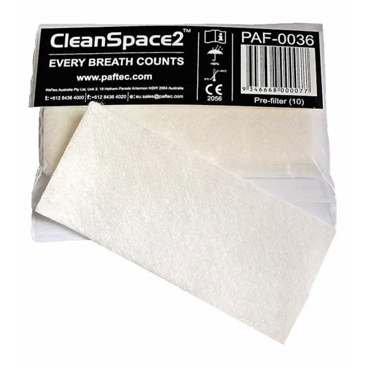 CleanSpace2 grovfilter, Hvid, ONESIZE