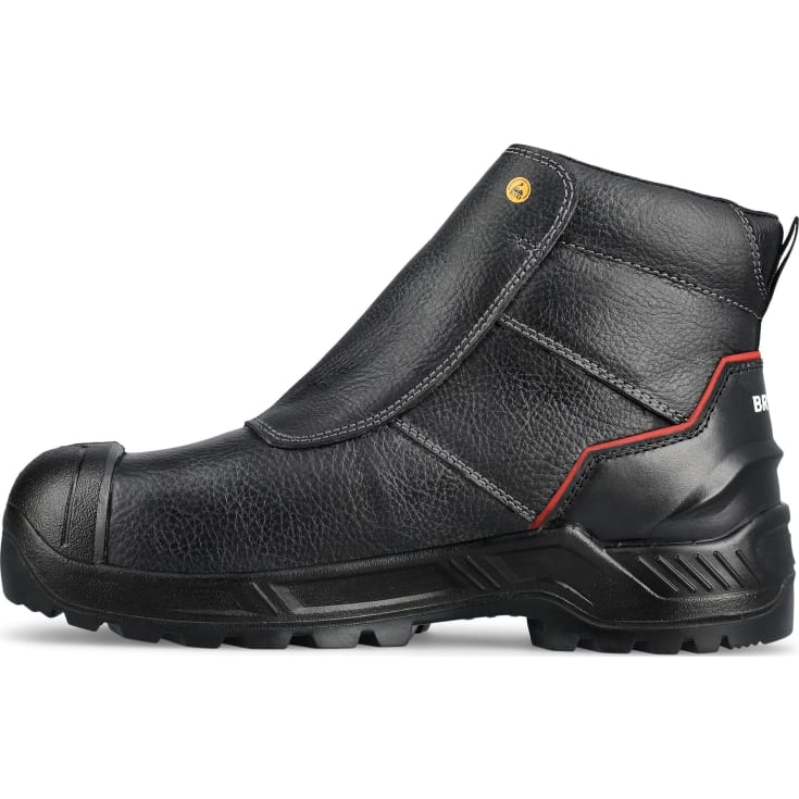 Brynje Welder Protection sikkerhedsstøvler S3, Sort, 43