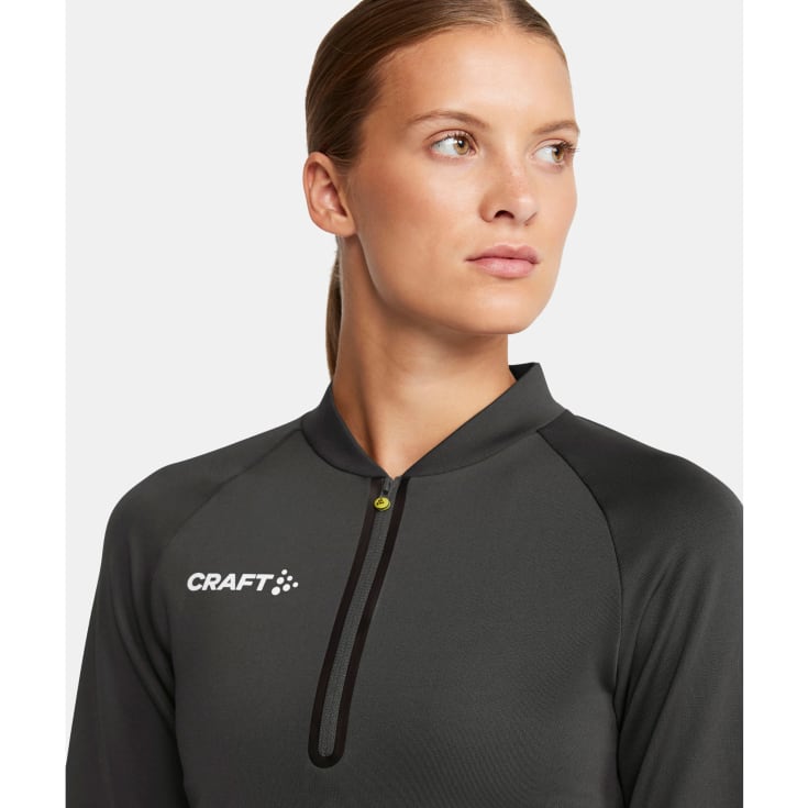 Craft Extend halfzip dame træningstrøje, Asphalt, M