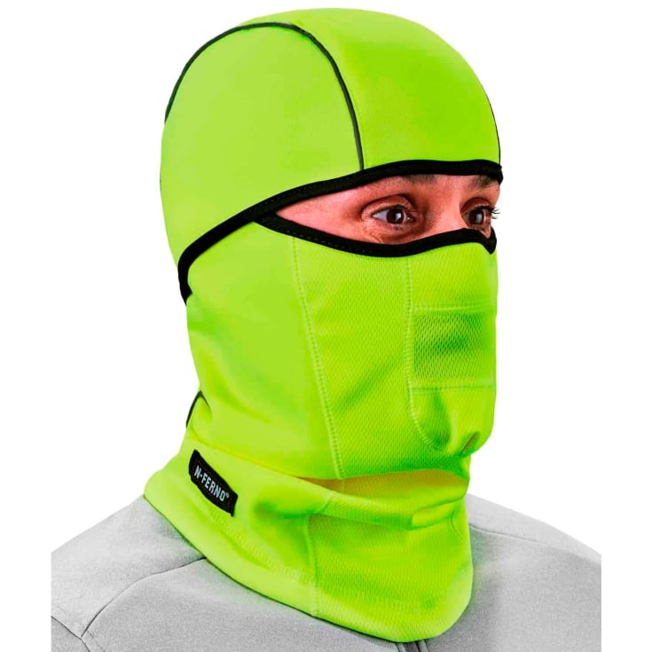 Ergodyne 6823 Fleece balaclava, vindtæt, Lime, ONESIZE