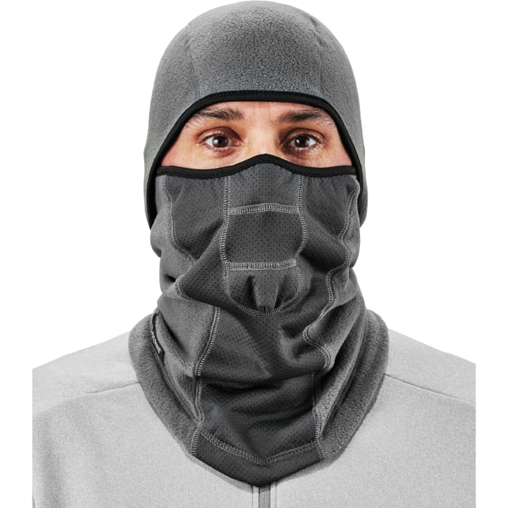 Ergodyne 6823 Fleece balaclava, vindtæt, Grå, ONESIZE