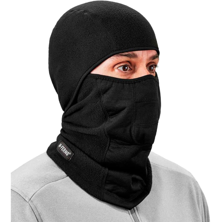 Ergodyne 6823 Fleece balaclava, vindtæt, Sort, ONESIZE