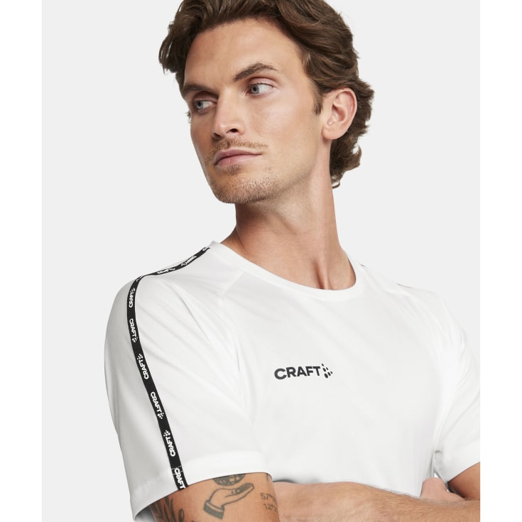Craft Squad 2.0 Contrast Jersey T-shirt, White , 2XL