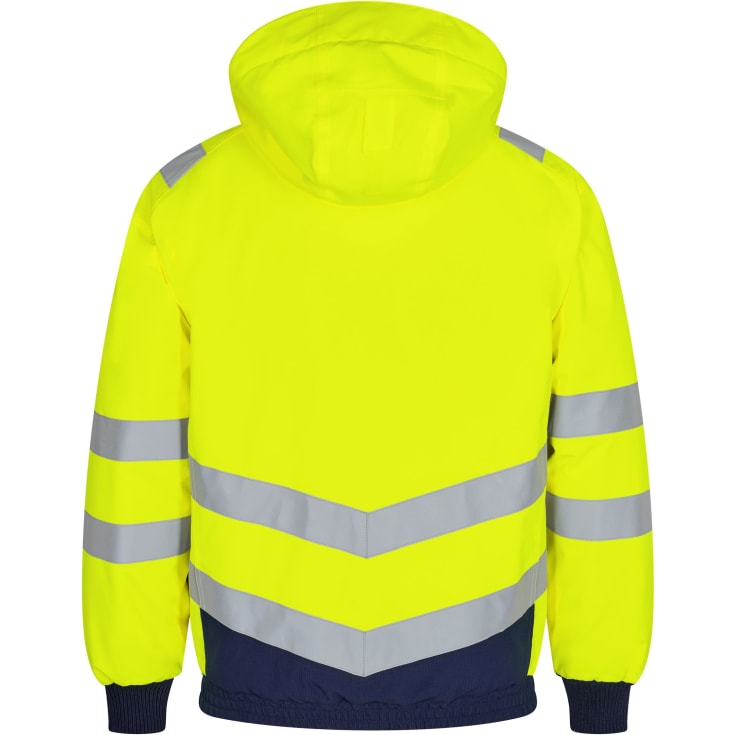 Engel Safety pilotjakke, Hi-Vis Gul/Blue Ink, 5XL