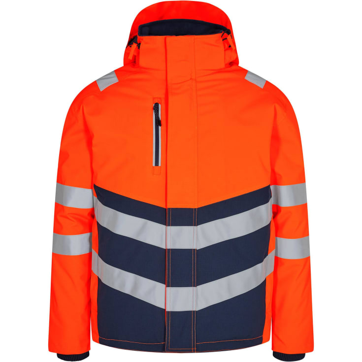 Engel Safety vinterjakke, Orange/Blue Ink, L