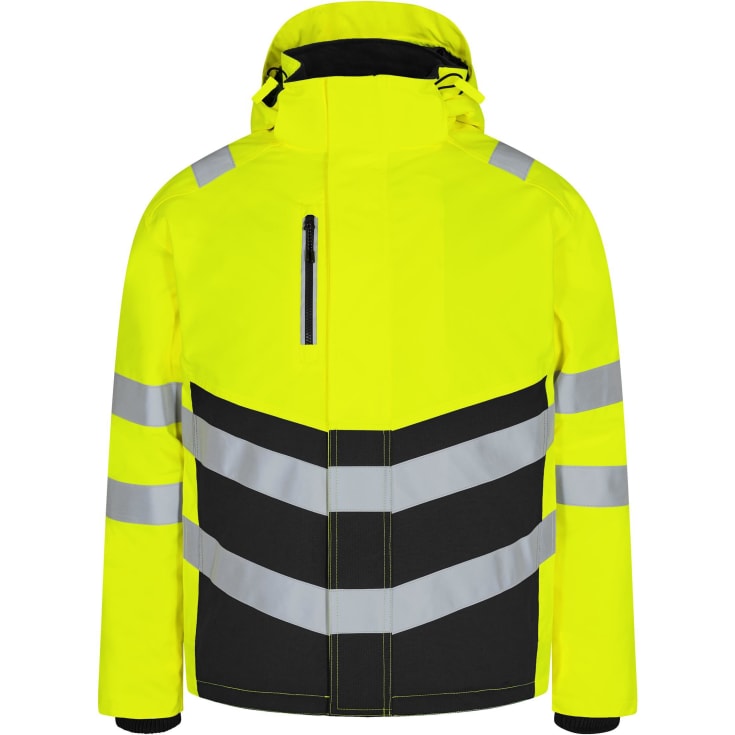Engel Safety vinterjakke, Hi-vis Gul/Sort, 2XL