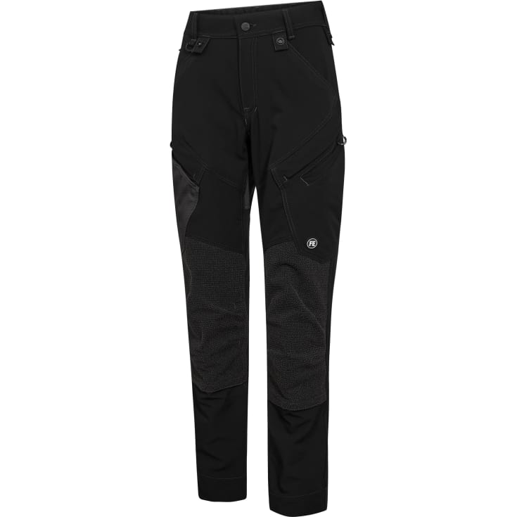 Engel X-treme dame arbejdsbukser full stretch, Sort, 46