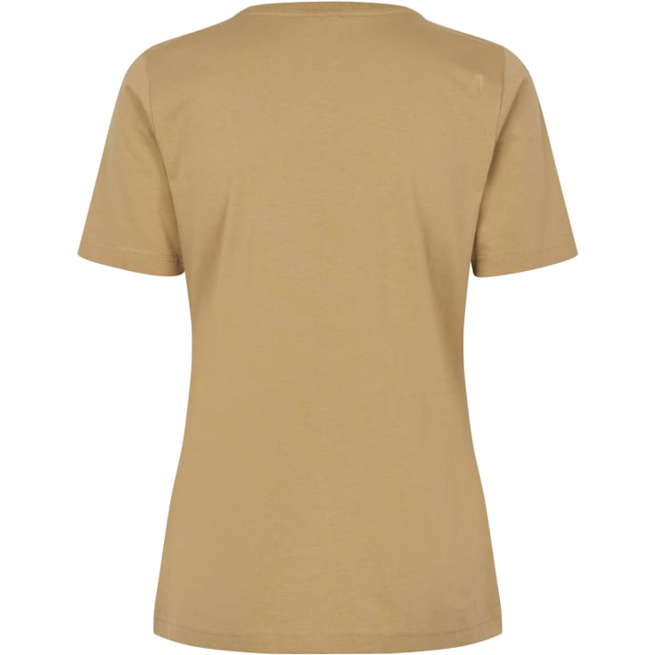 ID T-Time dame T-shirt, Sand, M