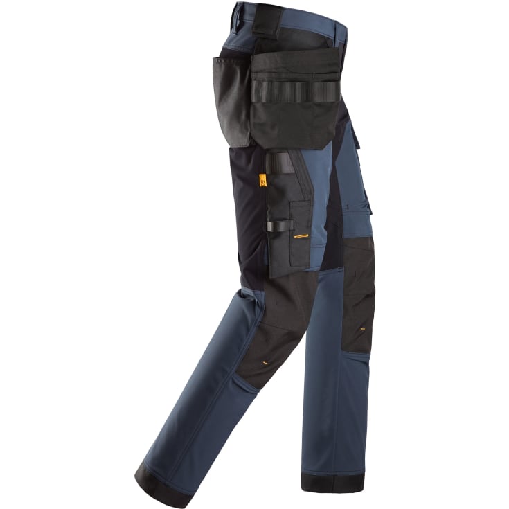 Snickers 6275 AllroundWork håndværkerbukser med stretch, marineblå/sort, str. 250
