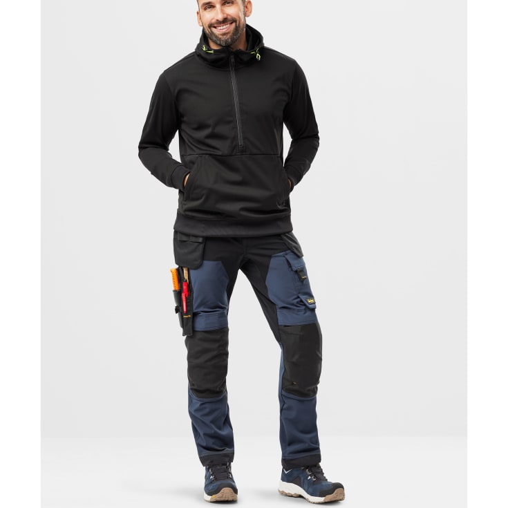 Snickers 6275 AllroundWork håndværkerbukser med stretch, marineblå/sort, str. 250