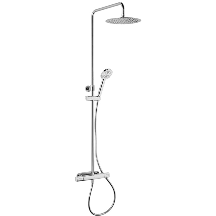 Hafa Mix Slim Round dusjsett, krom