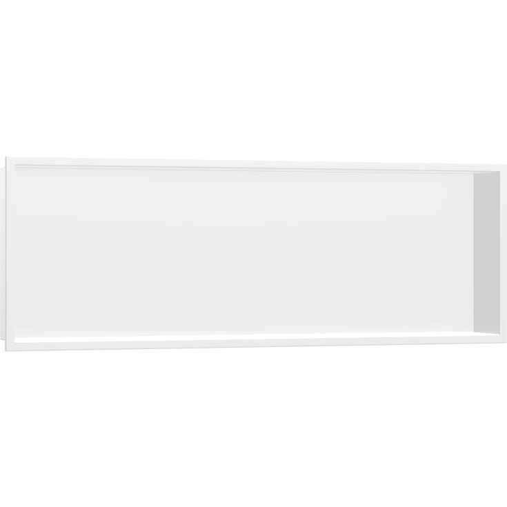 Hansgrohe innbyggingshylle, 99x39 cm, hvit