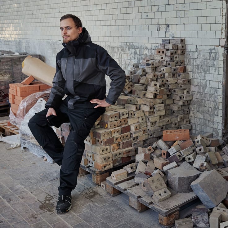 Fristads Green håndværkerbukser 241 GS25, Sort, C52