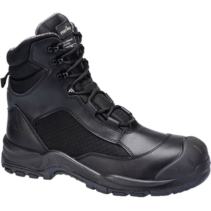 Portwest FC26 Patrol Occupational sikkerhedsstøvler O7S, Sort, 42