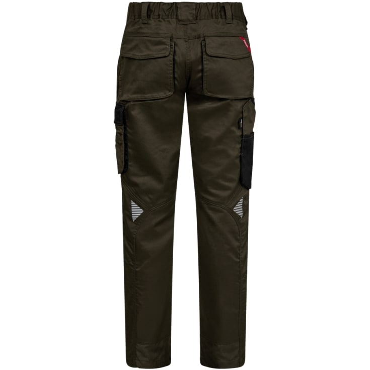 Engel Galaxy arbejdsbukser, Forest Green/Black, 72