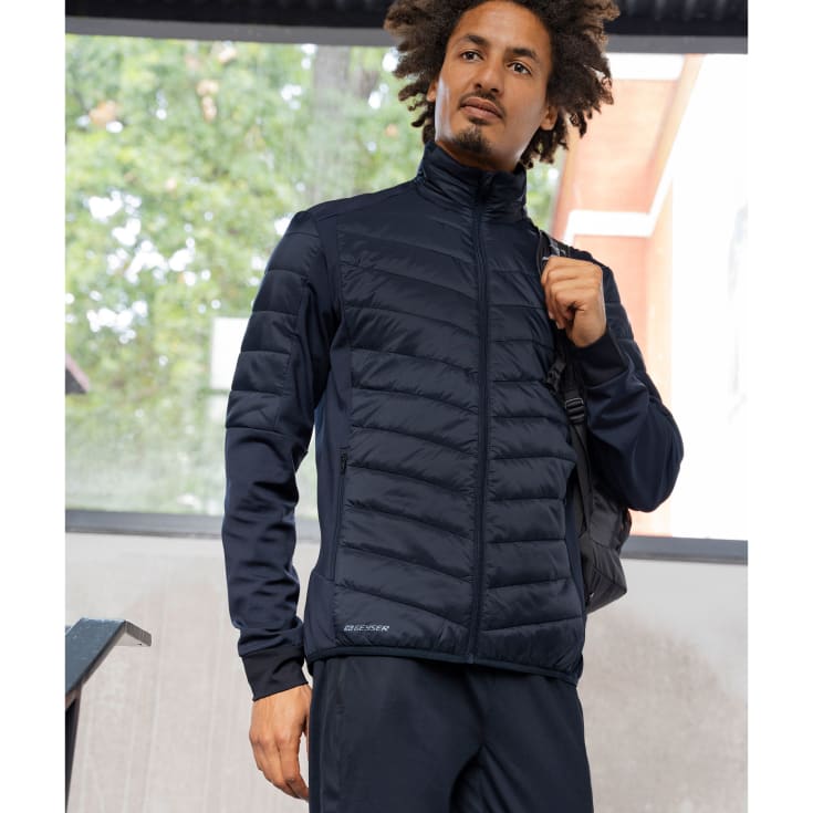 GEYSER hybridjakke, Navy, M
