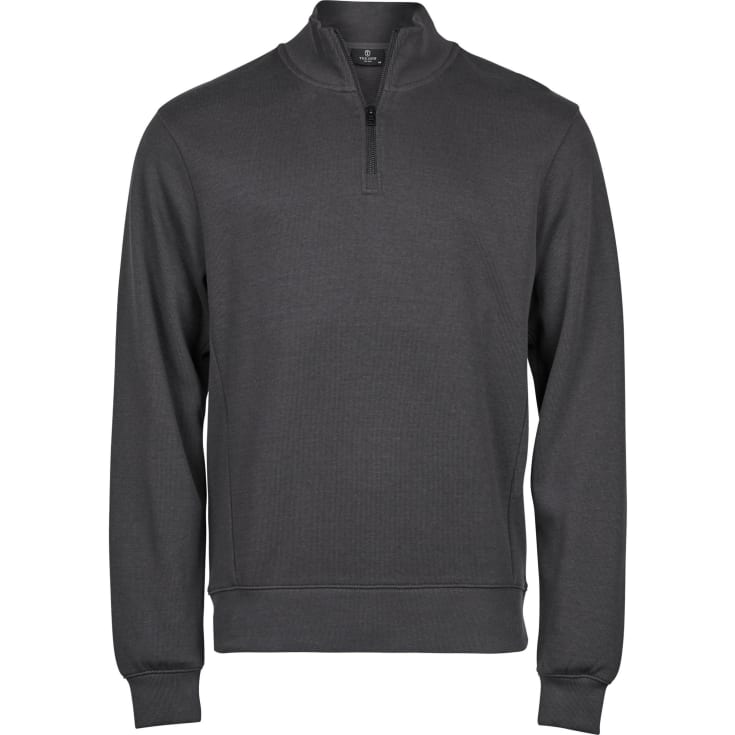 Tee Jays Half-zip sweatshirt, Dark Grey, S