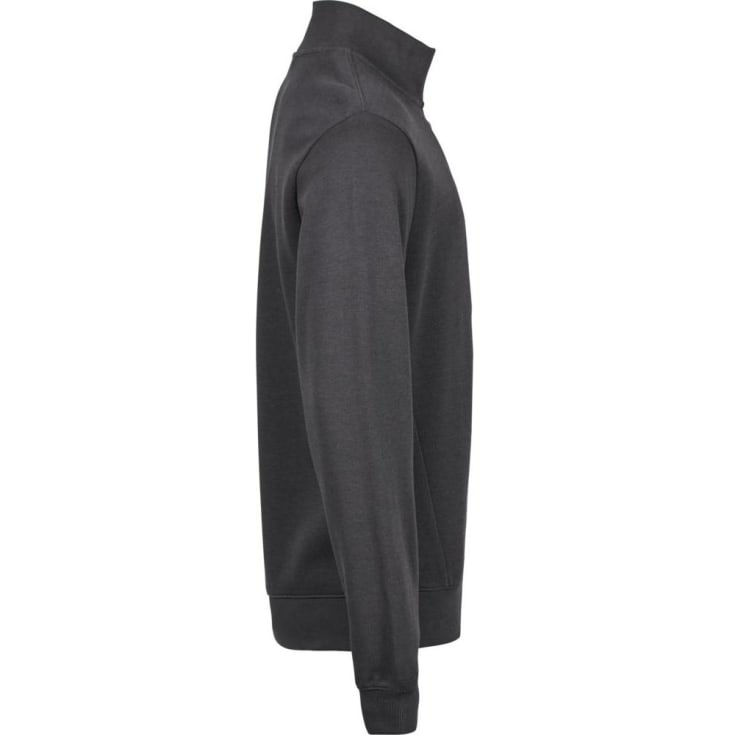 Tee Jays Half-zip sweatshirt, Dark Grey, S
