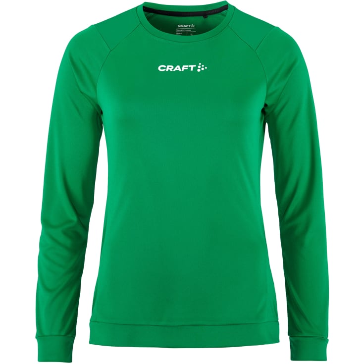 Craft Rush 2.0 langærmet dame T-shirt, Team green, XL