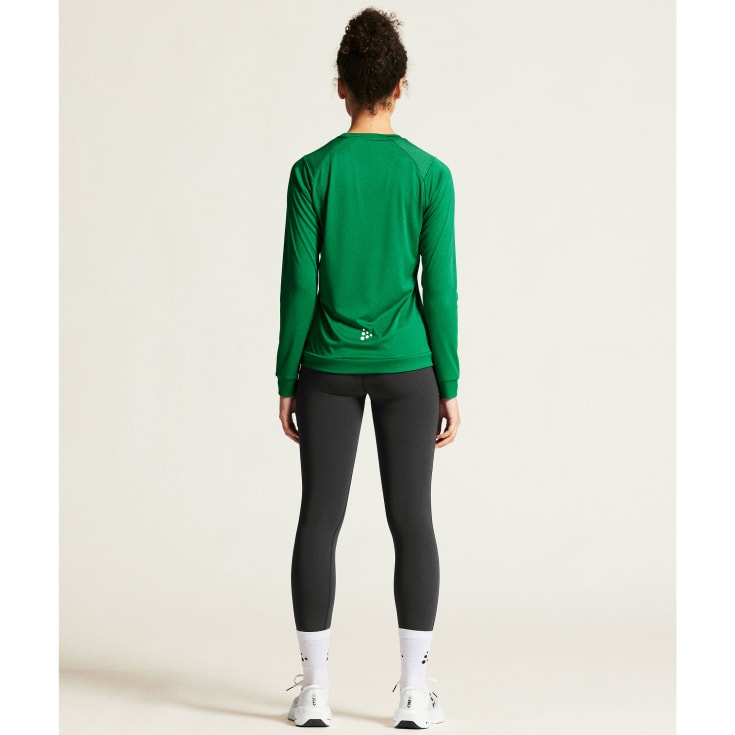 Craft Rush 2.0 langærmet dame T-shirt, Team green, XL